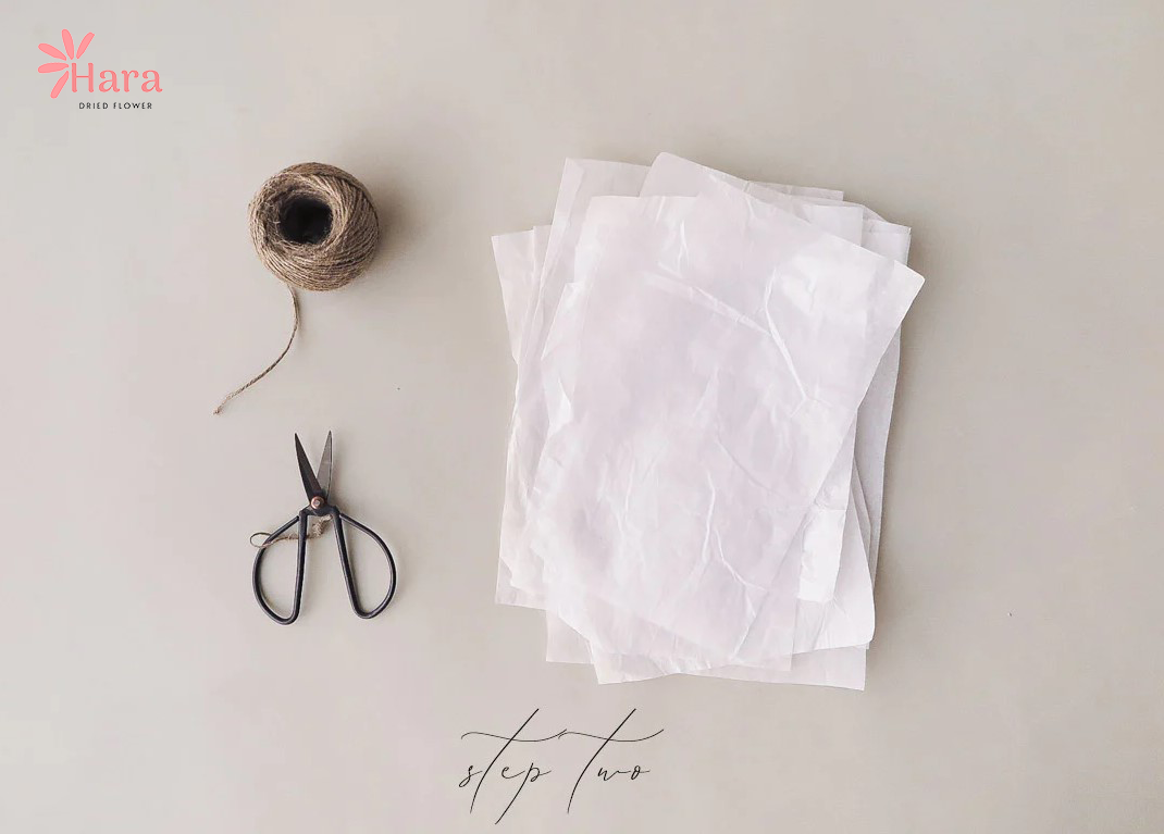 cách làm bó hoa khô mini