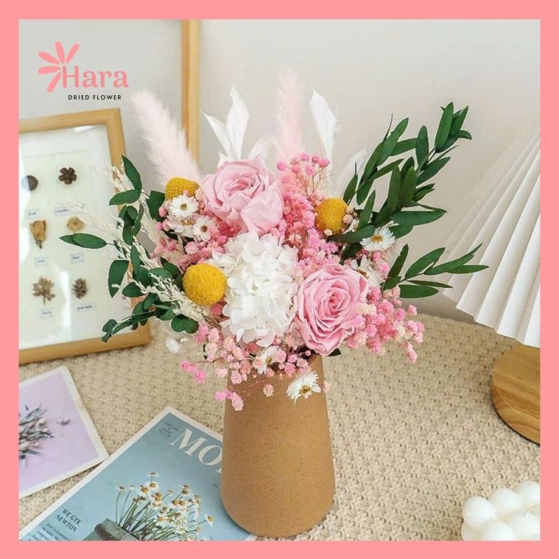 Bình hoa khô để bàn HaraL014