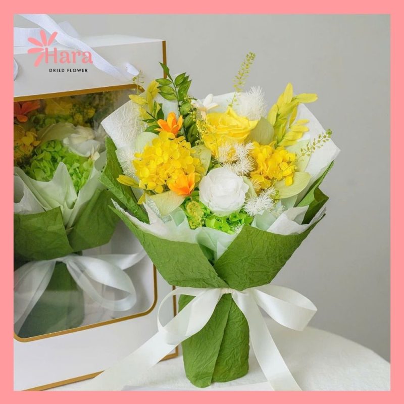 Bó hoa khô Hara015