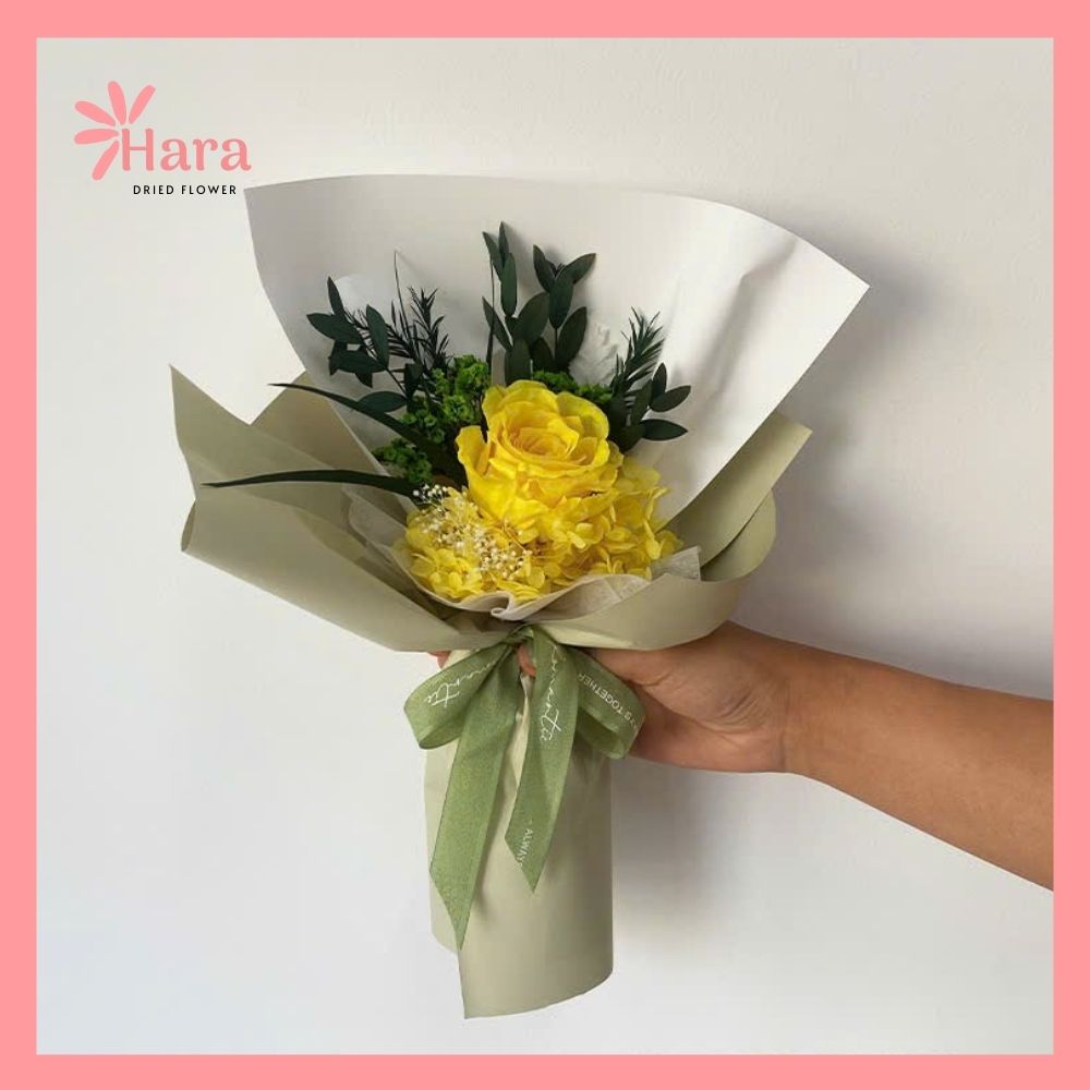 Bó hoa khô Hara38