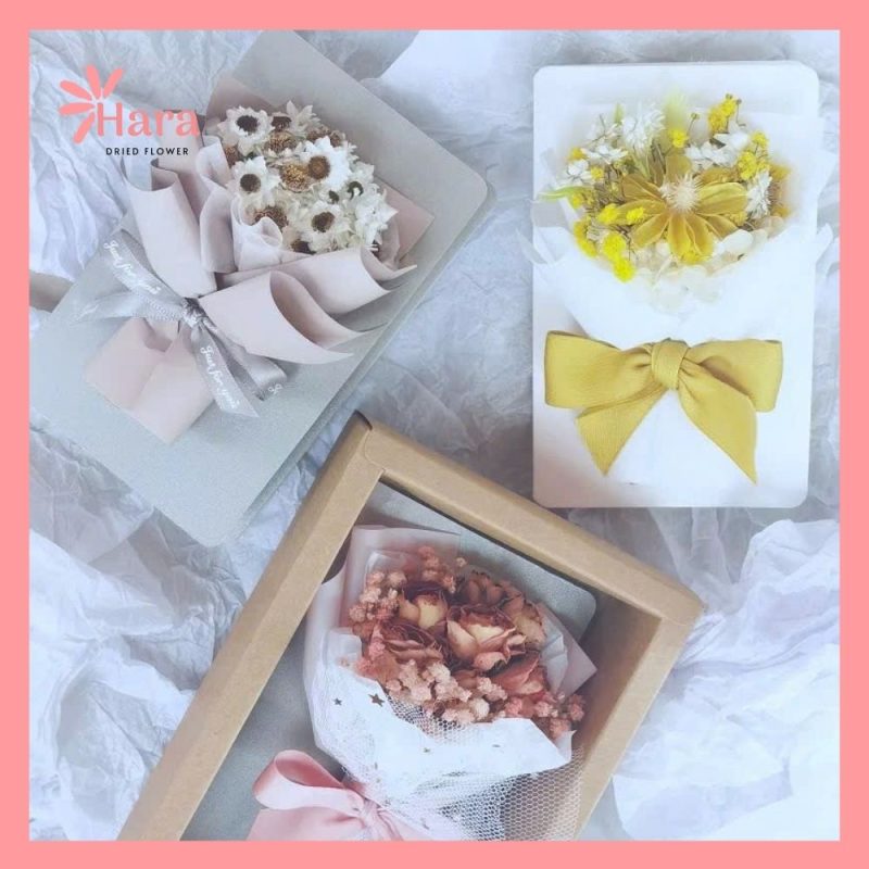 Bó hoa khô mini Hara014