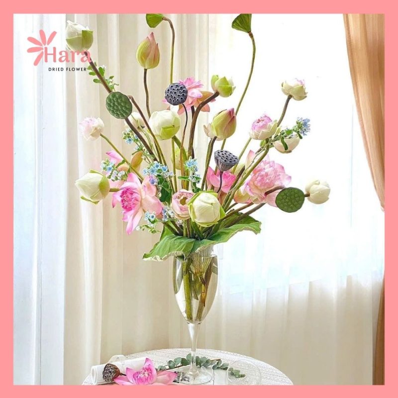 Ly cắm hoa thủy tinh