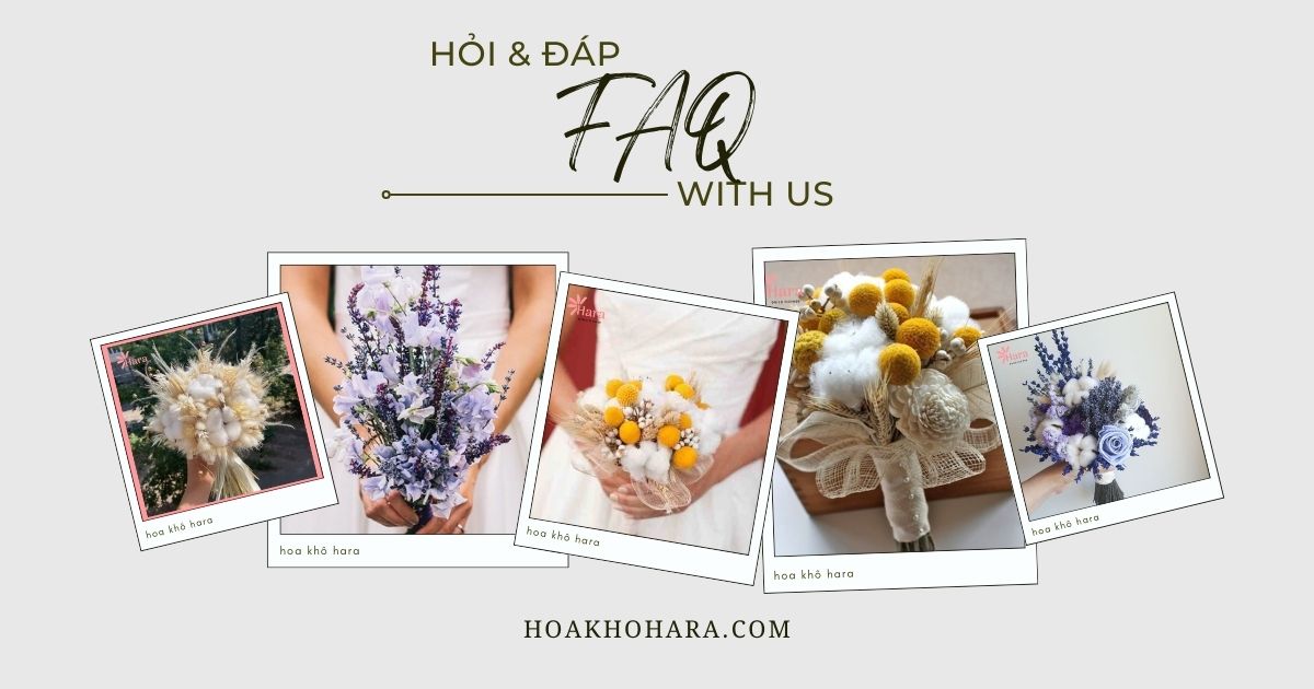 Hỏi và giải đáp một số thắc mắc khi chọn bó hoa cưới