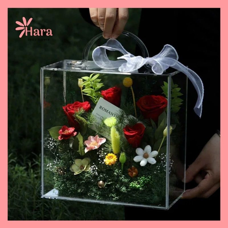 Vali hoa khô HV02 - Hoa khô Hara