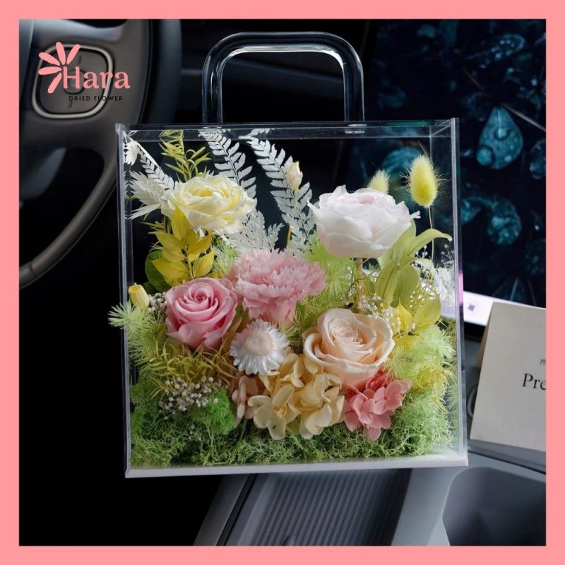 Vali hoa khô HV05 - Hoa khô Hara