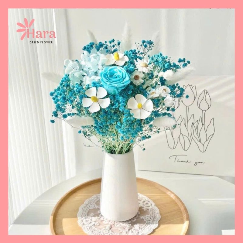 Set hoa khô cắm bình Hara85
